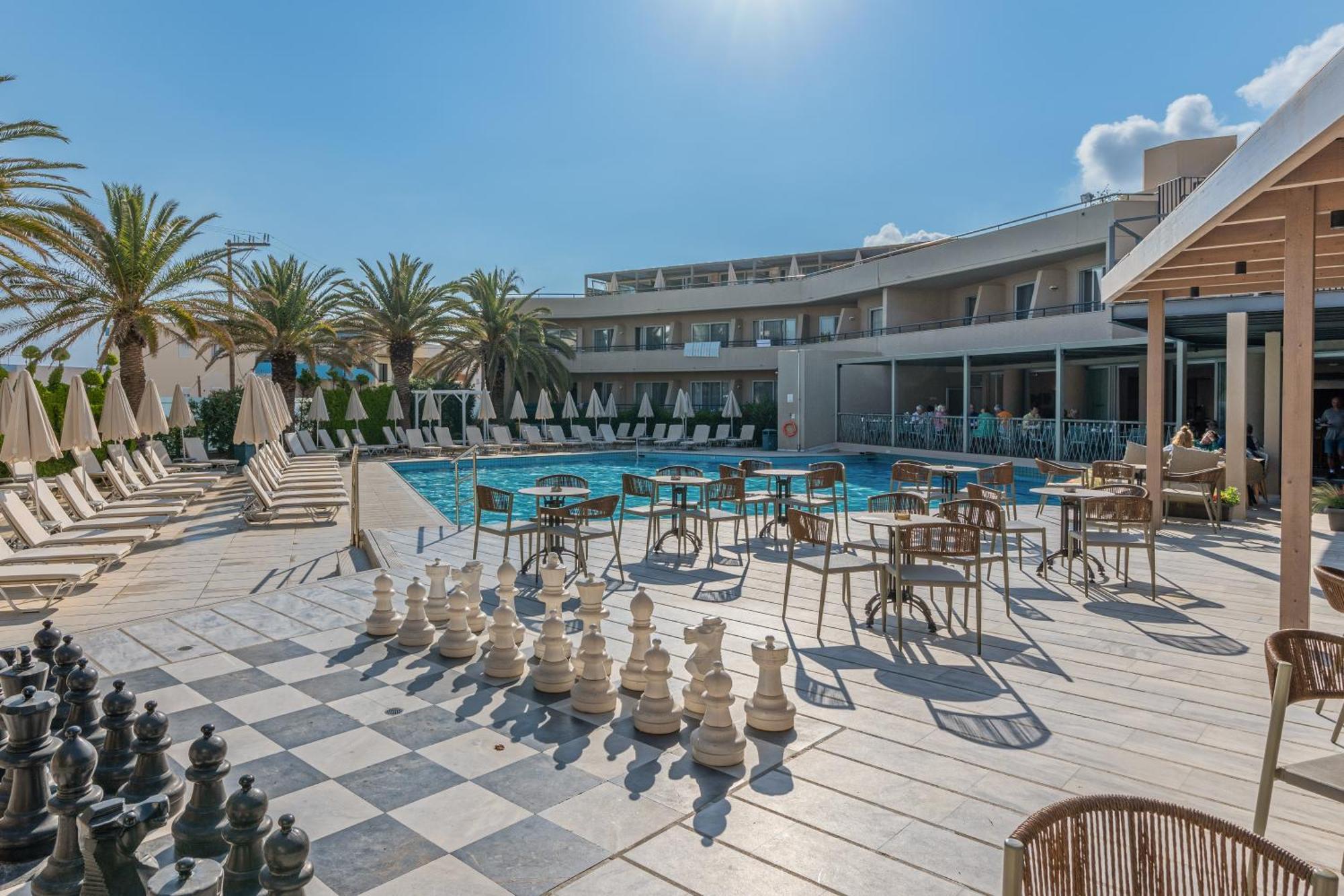 Minos Hotel Rétino Exterior foto