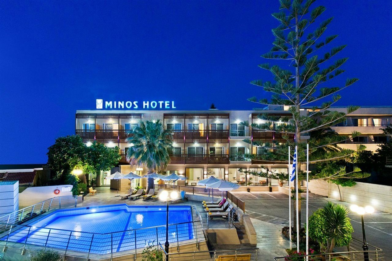 Minos Hotel Rétino Exterior foto